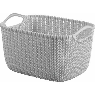 Curver košíček Knit 8 l šedý 03674-099-00 – Zboží Mobilmania