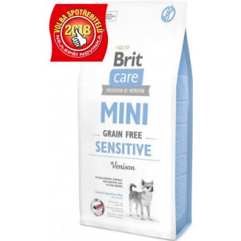 Brit Care Mini Grain-free Sensitive Venison 2 x 7 kg