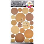 Anděl 10171 samolepící dekorace kolečka béžová 60x32 cm – Zbozi.Blesk.cz