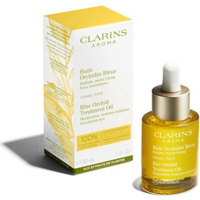 Clarins Omlazující pleťový olej pro dehydrovanou pleť Modrá orchidea (Blue Orchid Face Treatment Oil) 30 ml – Zboží Dáma