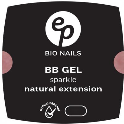 BIO nails FIBER SPARKLE NATURAL EXTENSION jednofázový hypoalergenní gel 30 ml