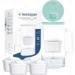 Wessper D2 Borosilicate FutureFlow Aquamax 3,3 l modrá – Zboží Dáma