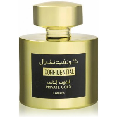 Lattafa Perfumes Confidential Private Gold parfémovaná voda unisex 100 ml