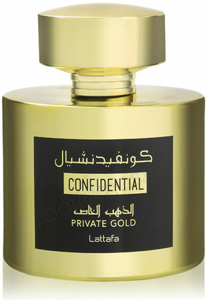 Lattafa Perfumes Confidential Private Gold parfémovaná voda unisex 100 ml