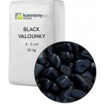 Kameny.cz Black valounky Vyberte si balení: 20 kg, Vyberte si velikostní frakci: 3 - 5 cm – Sleviste.cz