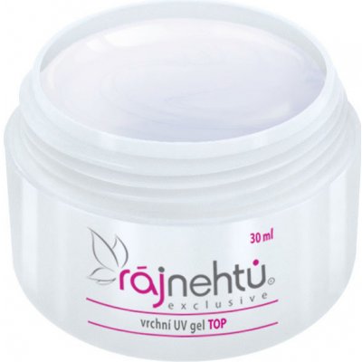 Ráj nehtů UV gel TOP vrchní 30 ml – Zboží Mobilmania
