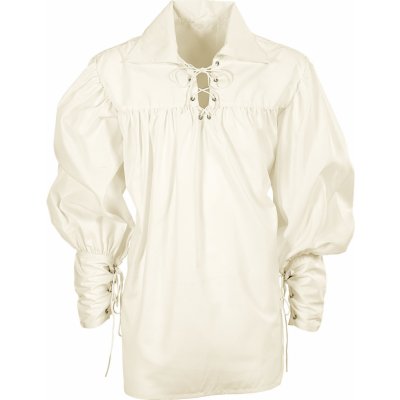 Historická bílá renesanční košile