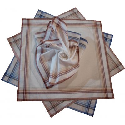 Etex Bavlněné látkové kapesníky pánské 6ks – Sleviste.cz