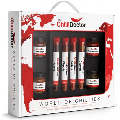 The ChilliDoctor World of Chillies balíček chilli z celého světa 360 g – Zboží Dáma