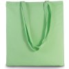 Nákupní taška a košík Kimood Ki0223 bavlněná taška barva Pistachio Green UX