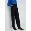 Dámské klasické kalhoty United Colors of Benetton dámské jednoduché high waist 40K6DF035.700 černé