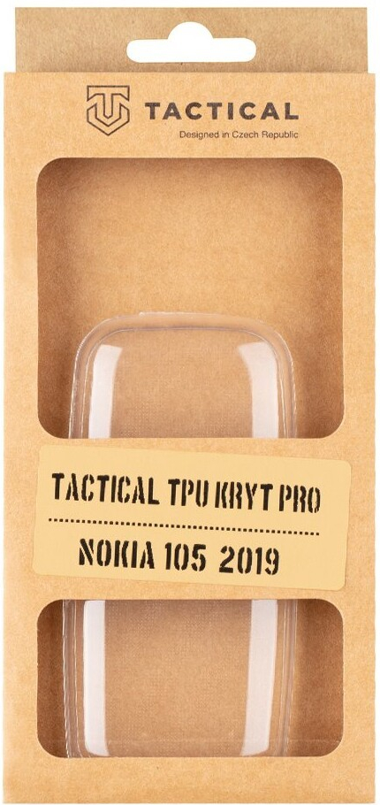 Pouzdro Tactical TPU Nokia 105 2019 čiré