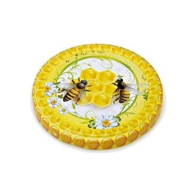 Zavařovací víčka twist na české sklenice MED - 2 VČELKY 82 mm, 10 ks – Hledejceny.cz