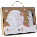 Interbaby Osuška froté Sloník + Přítulka Sloník RŮŽOVÁ – Zboží Dáma