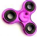 Fidget spinner metalický fialový