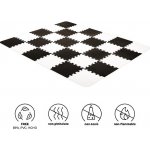 Kinderkraft Podložka pěnové puzzle Luno Black&White 30ks