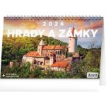 Presco group Stolní Hrady a zámky PGS-35323 Hrady a zámky 2026 – Zboží Mobilmania