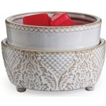 Candle Warmers elektrická aroma lampa a ohřívač svíček 2v1 Vintage White – Zbozi.Blesk.cz