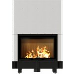 Kratki ZIBI ECO 9,9 kW O 180 samozavírací výsuvná dvířka černý thermotec – Hledejceny.cz