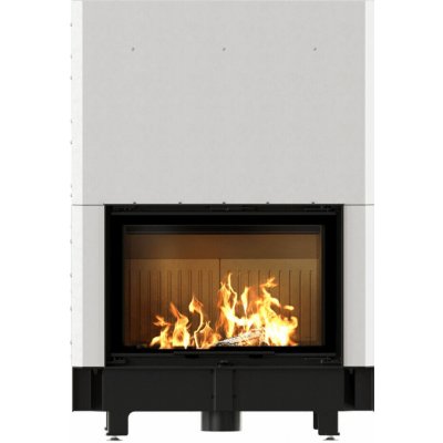 Kratki ZIBI ECO 9,9 kW O 180 samozavírací výsuvná dvířka černý thermotec – Hledejceny.cz