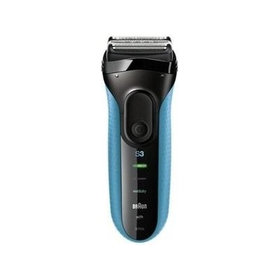 BRAUN Series 3 3010s Wet&Dry, černý/modrý (black/blue)