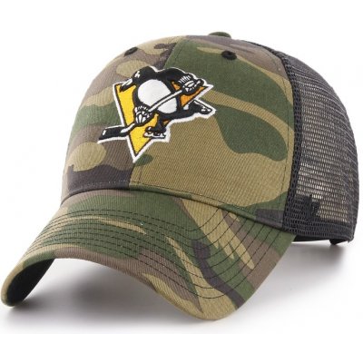 47 Brand Pittsburgh Penguins Camo Branson MVP Snapback camo / černá / černá – Zboží Mobilmania