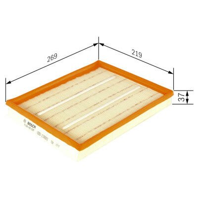 Vzduchový filtr BOSCH F 026 400 356 – Hledejceny.cz