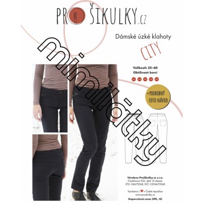 Dámské kalhoty CITY | 32-60 - Česky – Zboží Mobilmania