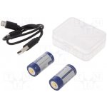 KEEPPOWER P1680U RCR123A 800mAh 2ks – Zboží Živě