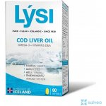 Lýsi Olej z tresčích jater 80 kapslí po 500 mg 4+1 – Hledejceny.cz