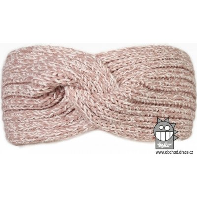 Čelenka pletená Dráče Twist starorůžová melír – Zboží Mobilmania