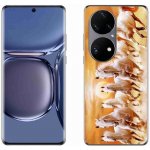 Pouzdro mmCase Gelové Huawei P50 Pro - koně 2 – Zboží Mobilmania