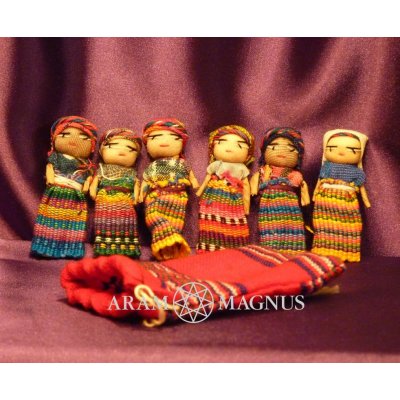 Arammagnus Panenky voodoo starostenky rituální velké 6 ks Arammagnus – Zboží Mobilmania