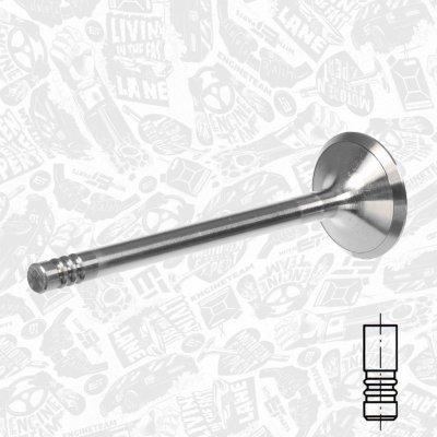 Výfukový ventil ET ENGINETEAM VE0189 – Zboží Mobilmania