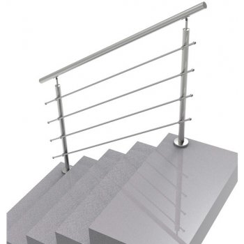 Hahn Nerezové zábradlí na schody - set (délka:1500 x výška:900mm) LESK