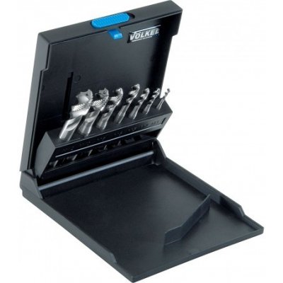 VÖLKEL Sada kroucených strojních závitníků a vrtáků M3-12 bílý proužek – Zboží Mobilmania