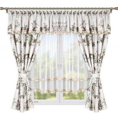 BytoTex Hotová záclona se závěsem Delena II, 400x160 cm – Hledejceny.cz