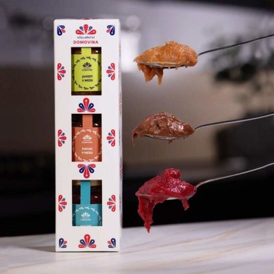 Dětská svačinka dárkové balení 3x75 g ochucené medy – Hledejceny.cz