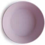 Mushie kulatá miska Soft Lilac 2 ks – Zbozi.Blesk.cz