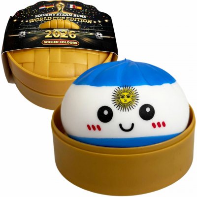 Antistresový mačkací knedlíček Squishy Dumpling fotbal 8 5 cm – Zbozi.Blesk.cz