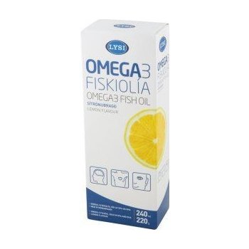 Lysi Omega 3 rybí olej s citrónovou příchutí 240 ml 220 g