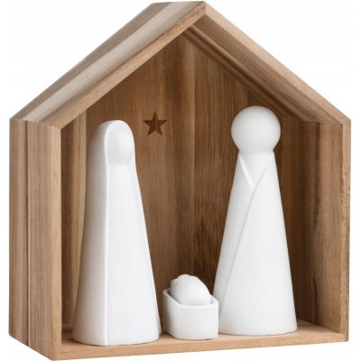 räder Vánoční betlém Nativity, přírodní barva, dřevo, porcelán – Hledejceny.cz