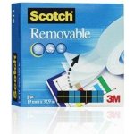 3M Scotch Removable lepicí páska odstranitelná 19 mm x 33 m – Zboží Živě