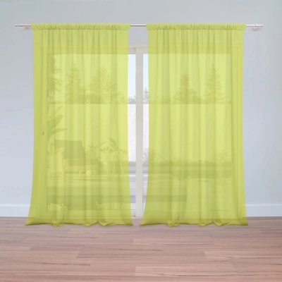 Záclony Citrónová: 2 ks - 150x250 cm - Sablio – Hledejceny.cz