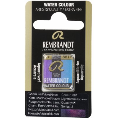 Rembrandt akvarelová barva v půlpánvičce 861 Chameleon Red Violet Blue – Hledejceny.cz
