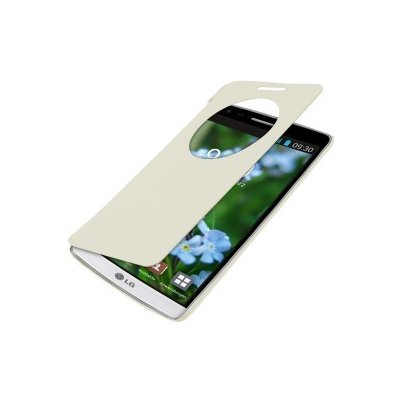 Pouzdro Kwmobile Flipový kryt s oknem LG G3 S bílé