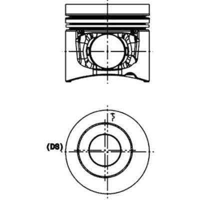 Píst KOLBENSCHMIDT 40440600 – Zboží Mobilmania