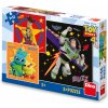 Puzzle Rock David Toy Story 4 18 x 18 cm v krabici 27 x 19 x 3,5 cm 3 x 55 dílků