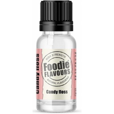 Foodie Flavours Přírodní koncentrované aroma 15 ml cukrová vata