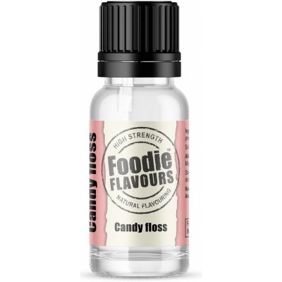 Foodie Flavours Přírodní koncentrované aroma 15 ml cukrová vata – Sleviste.cz